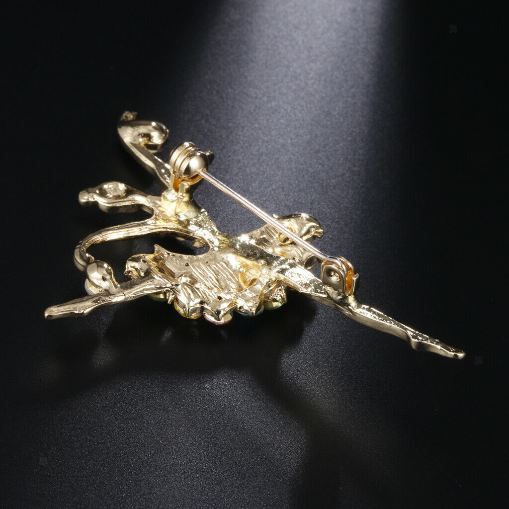 Ballet Dancing Girl Brooch Pin For Women Fashion Jewelry Gift