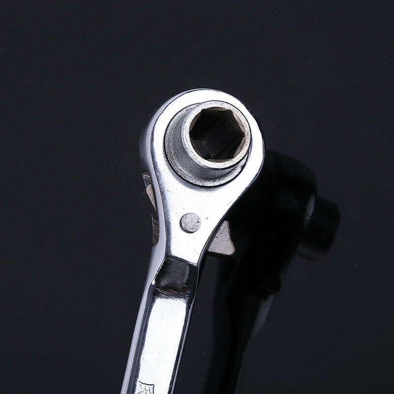 19-22 Ratcheting Wrench Ratchet Handle Socket Steel Spanner Tool for Car Home