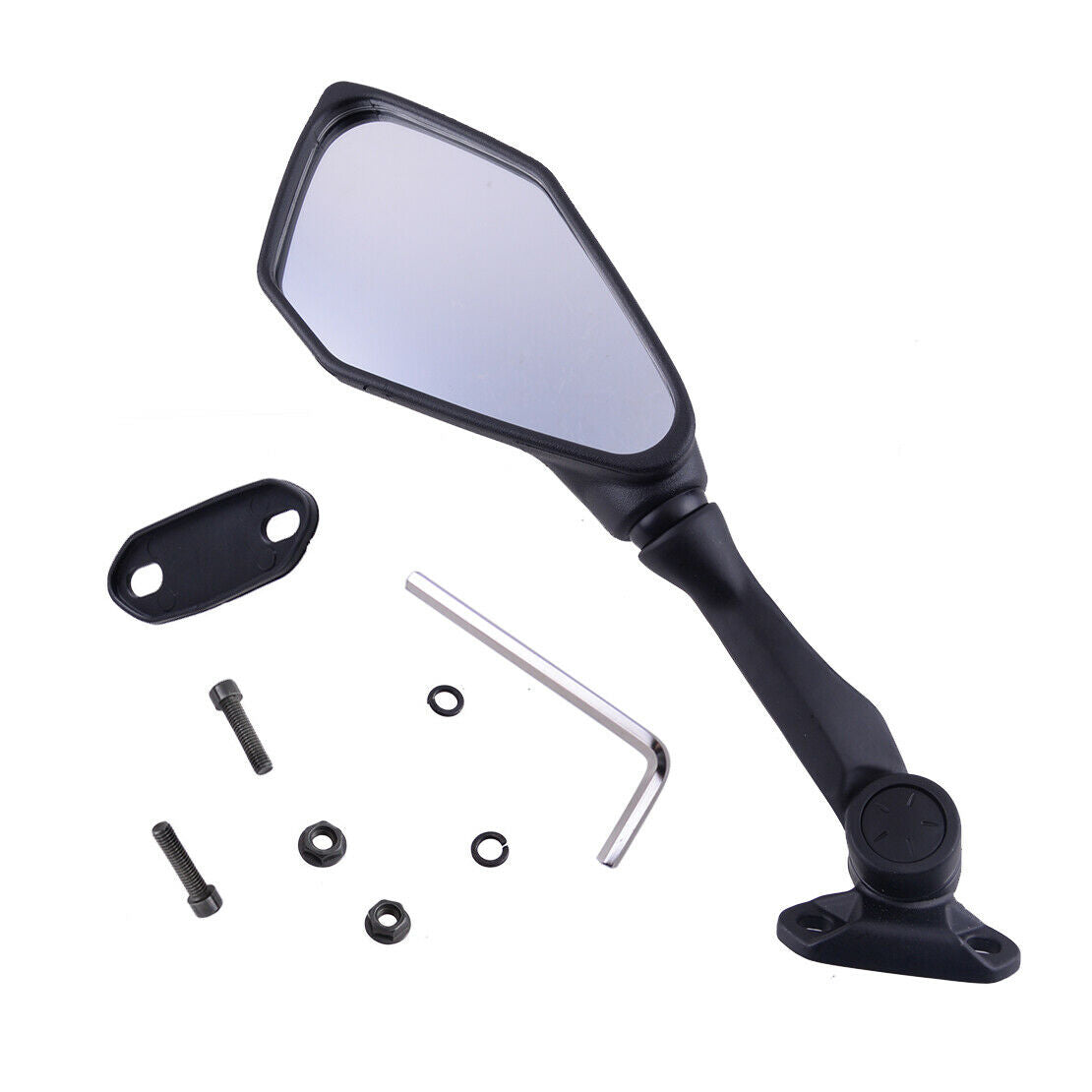 2pcs Motorcycle Side Rear View Mirror Fit For Kawasaki EX400 Ninja400 2018-20