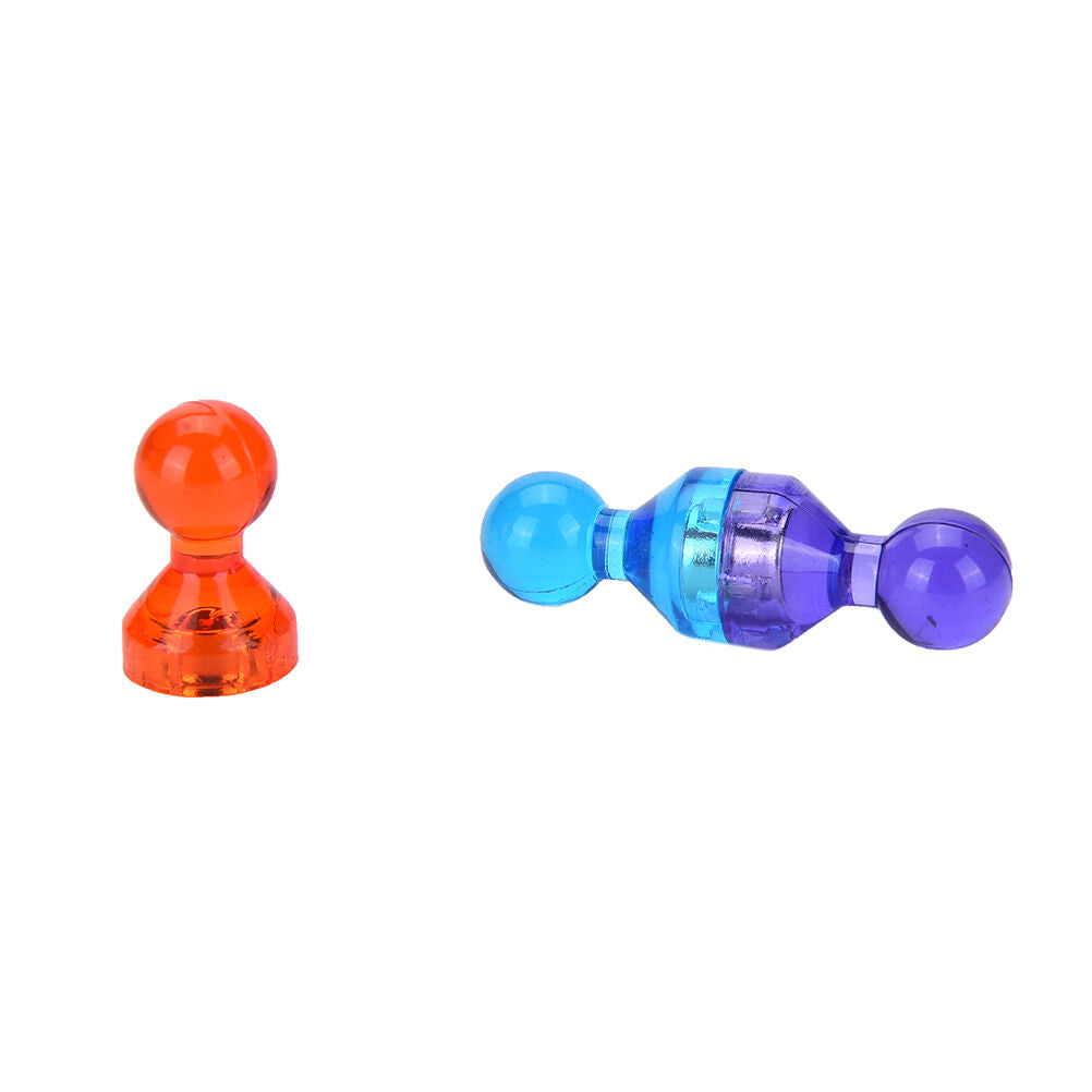 Pack of 14 Neodymium Noticeboard Skittle Style Fridge Magnets Multicolour