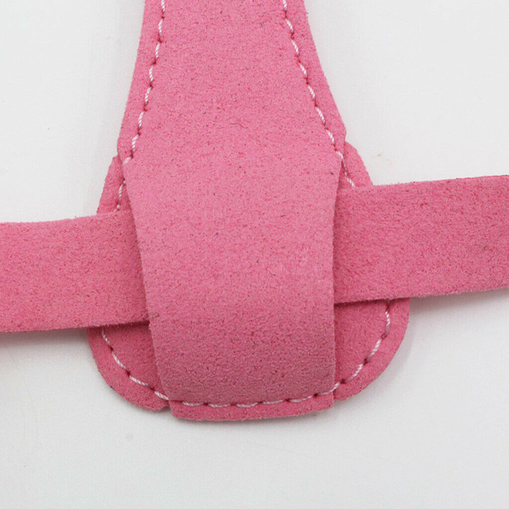 Pet Dog Harness Soft Suede Small Dog Harness For Puppies Chihuahua Pink S