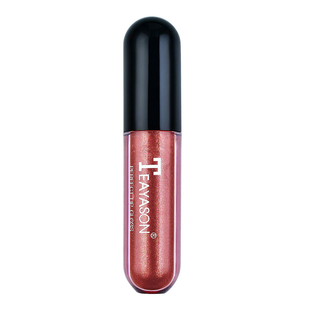 Women Girls Lip Gloss Long Lasting Moisturizing Makeup Glitter Lipstick 08
