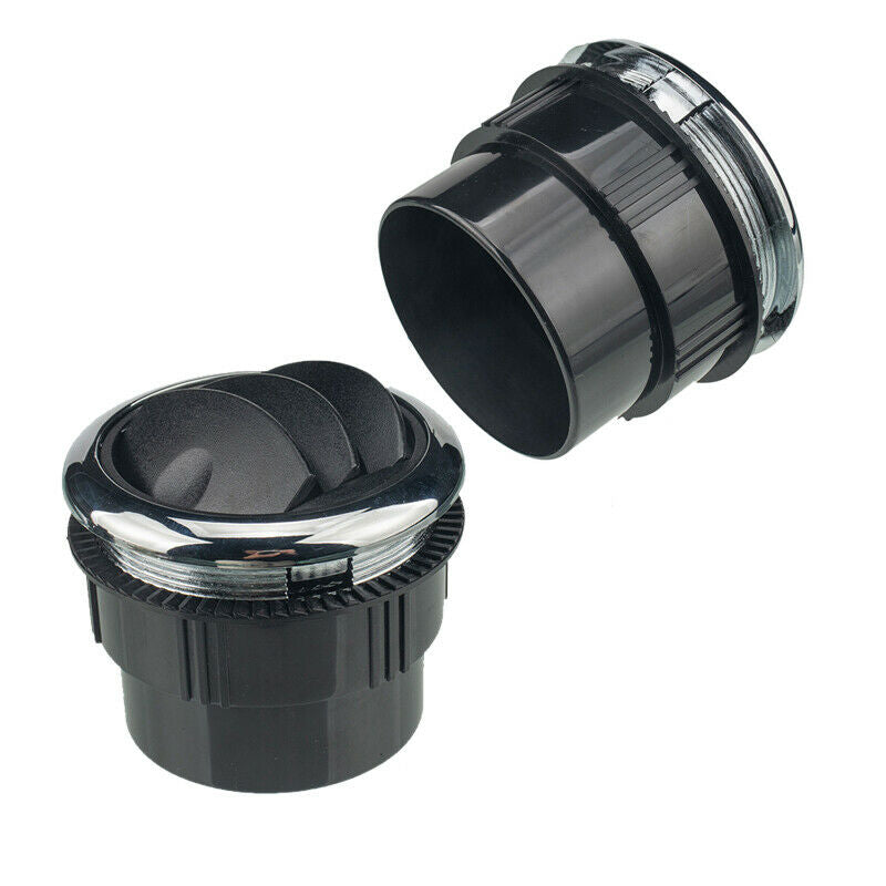 2PCS 70mm Dia. Round A/C Air Conditioning Outlet Vent for RV Bus Car Boat Yacht