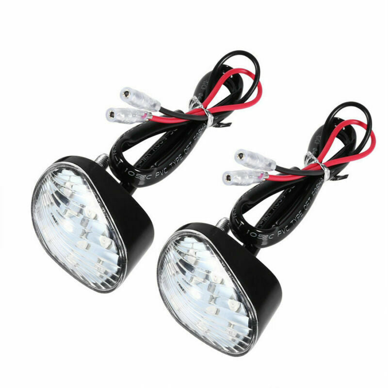 2PCS Motorcycle Turn Signals Lamp Indicator Light For Yamaha YZF R1 R6 R6S Amber
