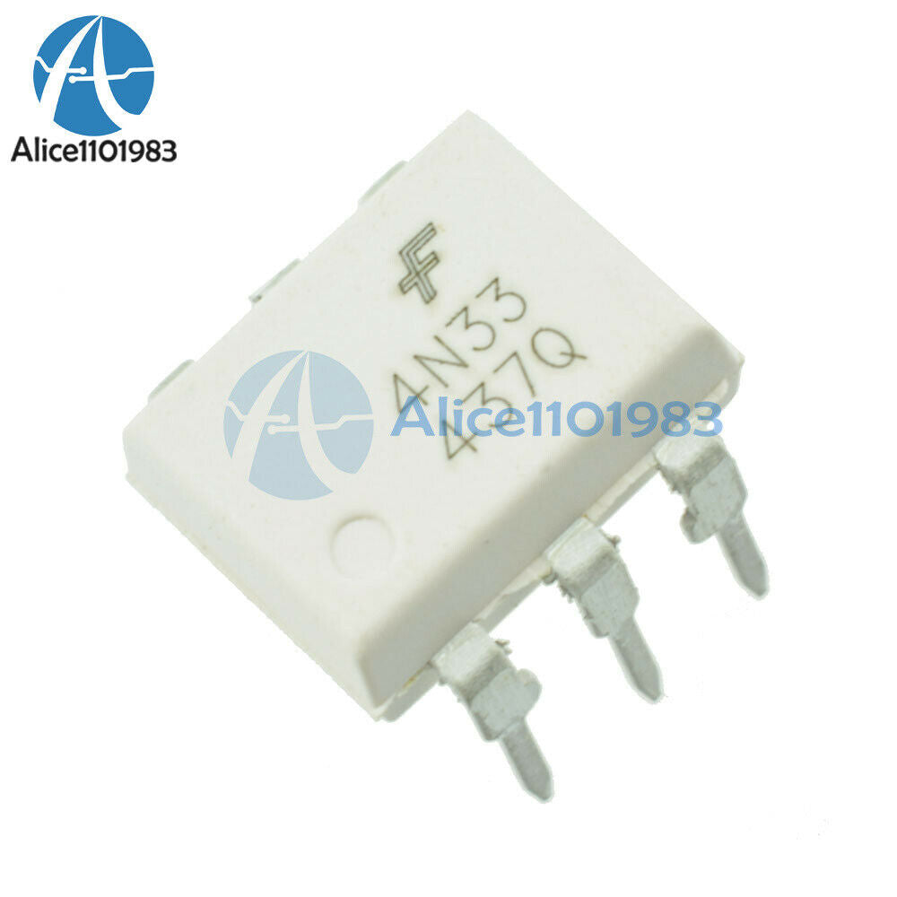 50PCS IC 4N33 FSC DIP6 PHOTO TRANSISTOR 4N33