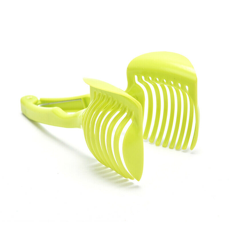 Kitchen  Lemon Clip Tomato Potato Slicer Holder Fruits Vegetables Cutter .l8