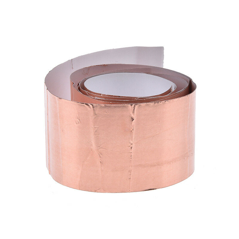 5cm*1m copper foil shielding tape 1-side conductive adhesive guitar access.l8