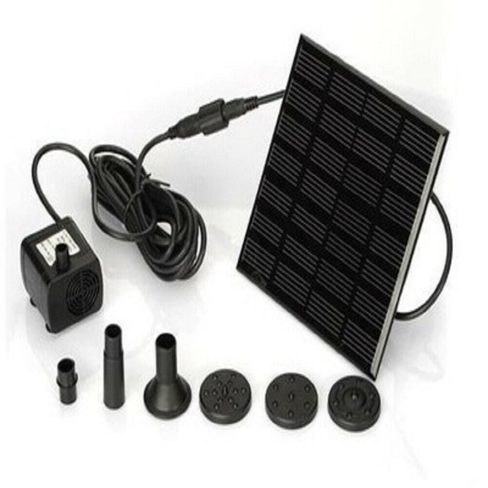 Mini Solar Fountain Garden Pool Pond Outdoor Swimming Pool Water Fountain @