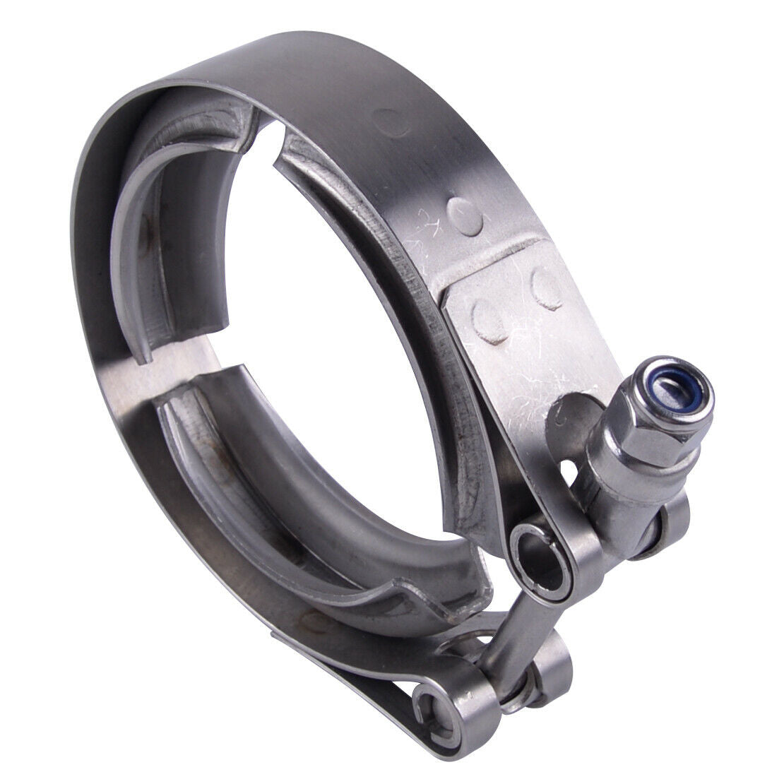 Universal 2" Steel 304 V-Band Flange Clamp fit for Turbo Exhaust Pipes New as