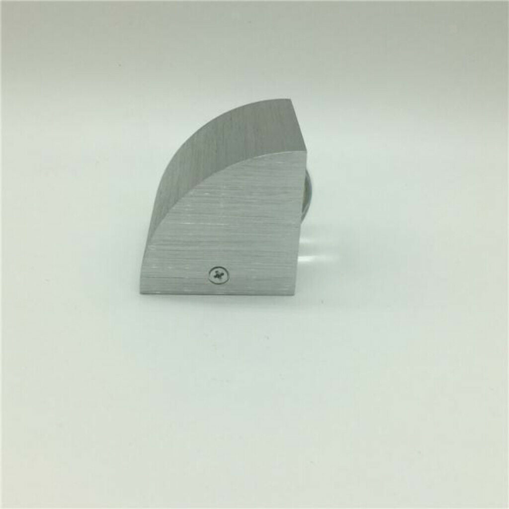 3W Arc Aluminum LED Wall Light Sconce Lamp Bedroom Kitchen Decor Warm White