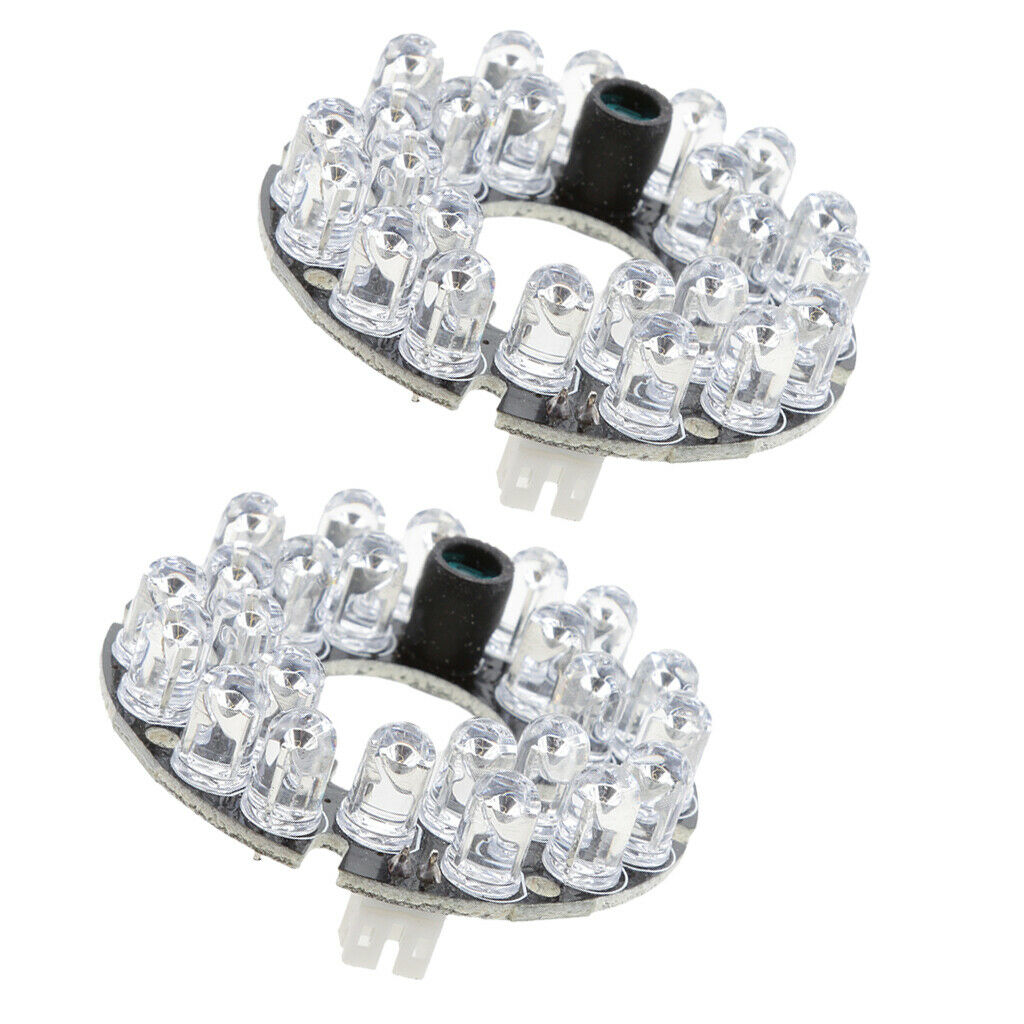 2 Pieces 24 Night Vision IR LED 850nm Light Lamp Board Module for Camera DVR