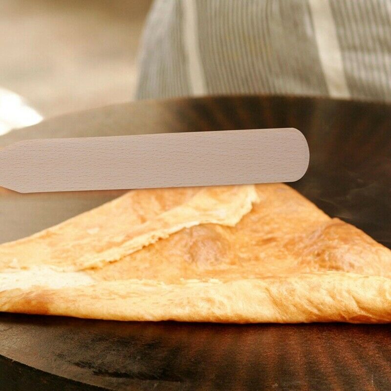 2Pcs Pancake Cooking Utensils Wooden Crepe Spatulas and Spreader Set -TortillaY9