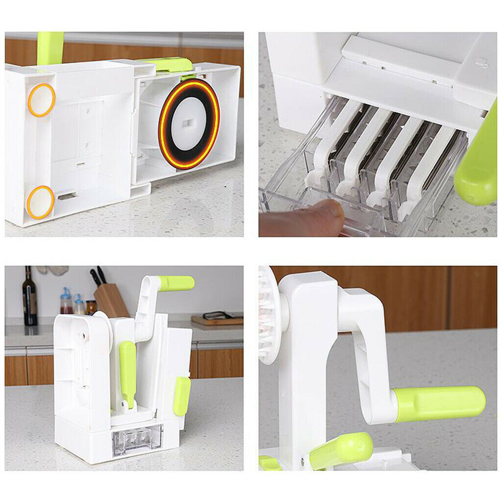 Vegetable Slicer Cutter Onion Cheese Salad Grater Pasta Noodles Chopper