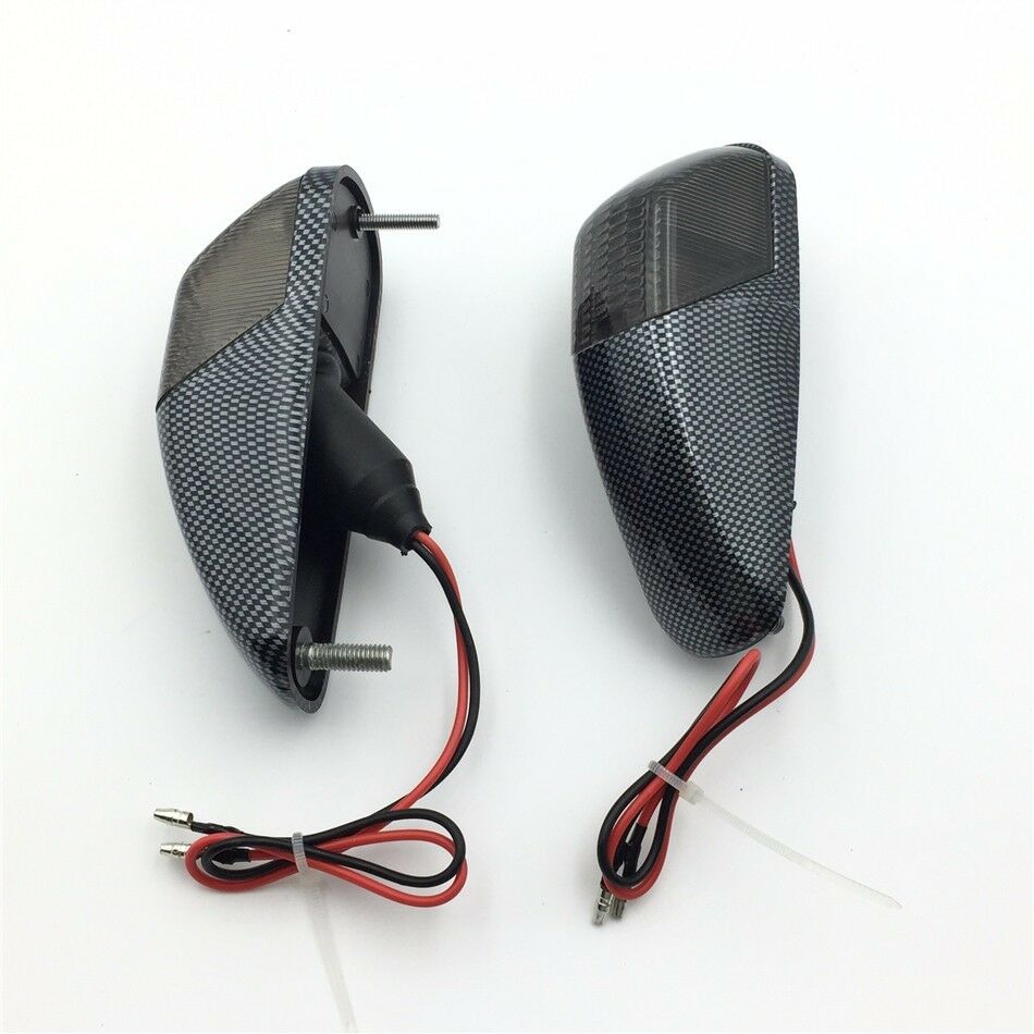 Carbon Smoke Flash Turn Signals For 2006-2009 KawasakiZx Zx14 Zx14R Zzr1400