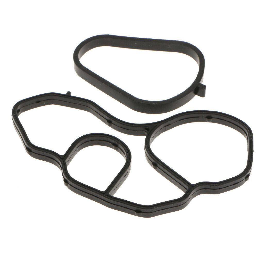 Automotive Black Engine Oil Cooler Sealing Silicone Gasket for BMW Mini
