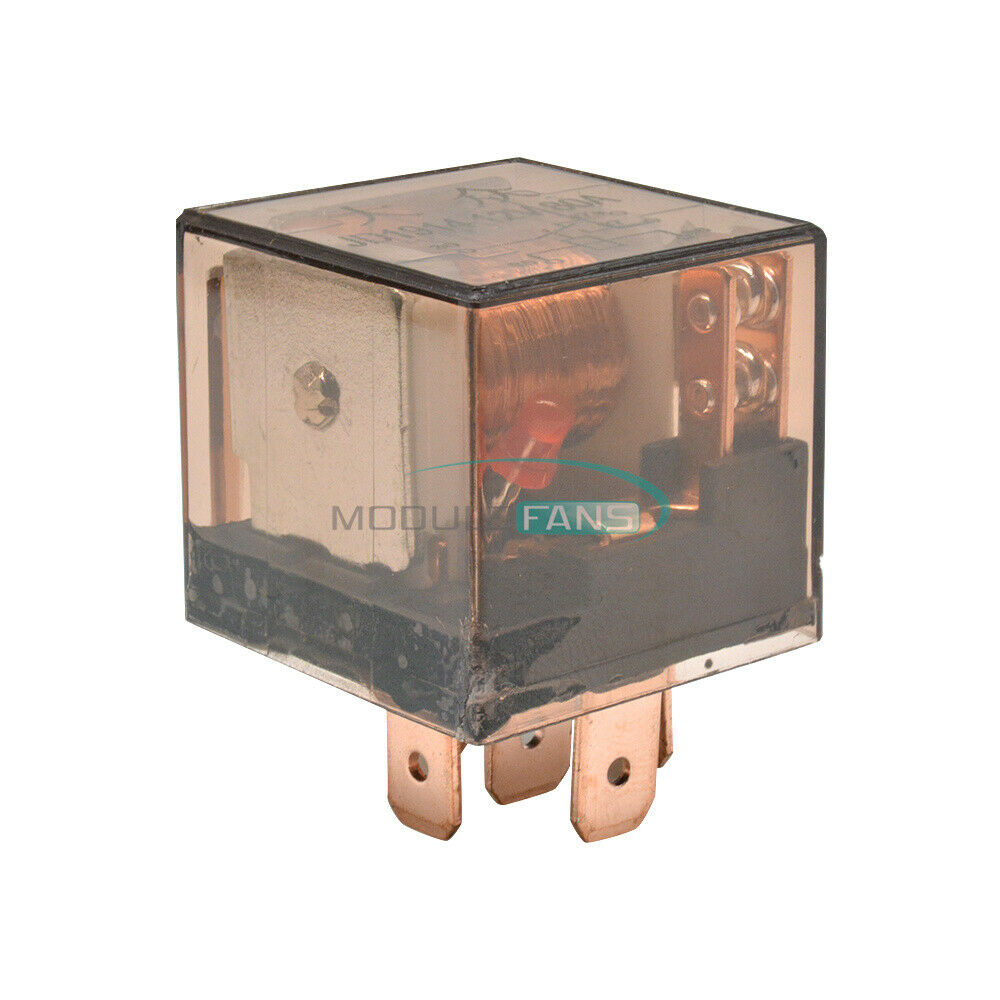 New DC 12V 80A 1NO 1NC SPDT 5 Pins Green Indicator Light Truck Car Relay