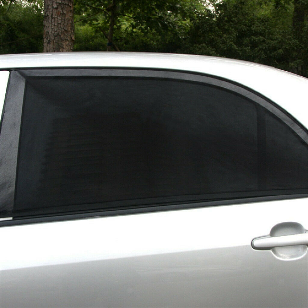 2 Pcs Universal Adjustable Ultraviolet Sunshade Shield For Automobilo