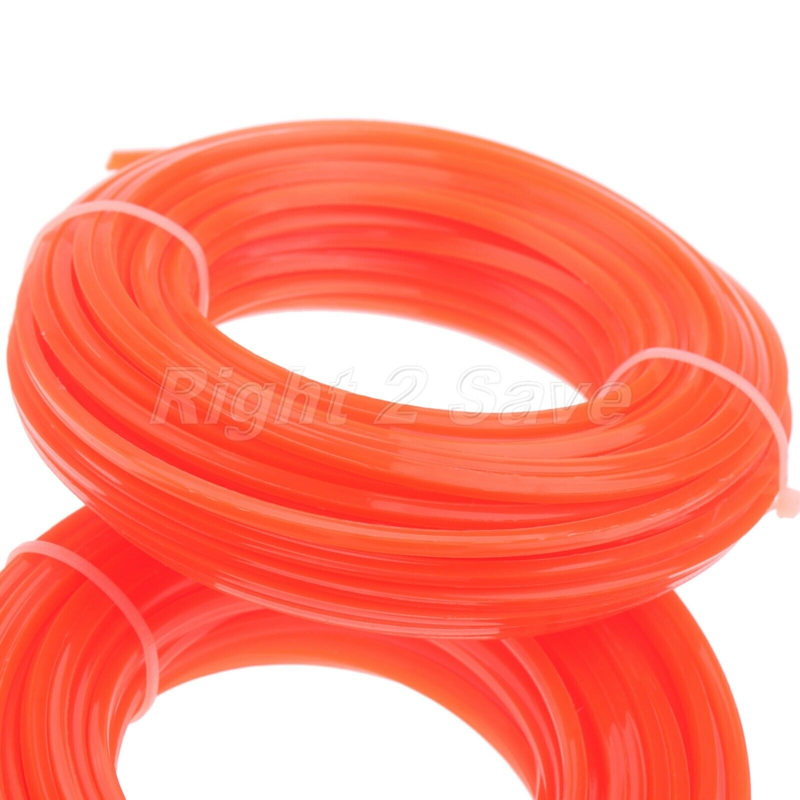 3mm x 15m Brushcutter Trimmer Strimmer Line Cord Brush Cutter Garden Power Tool