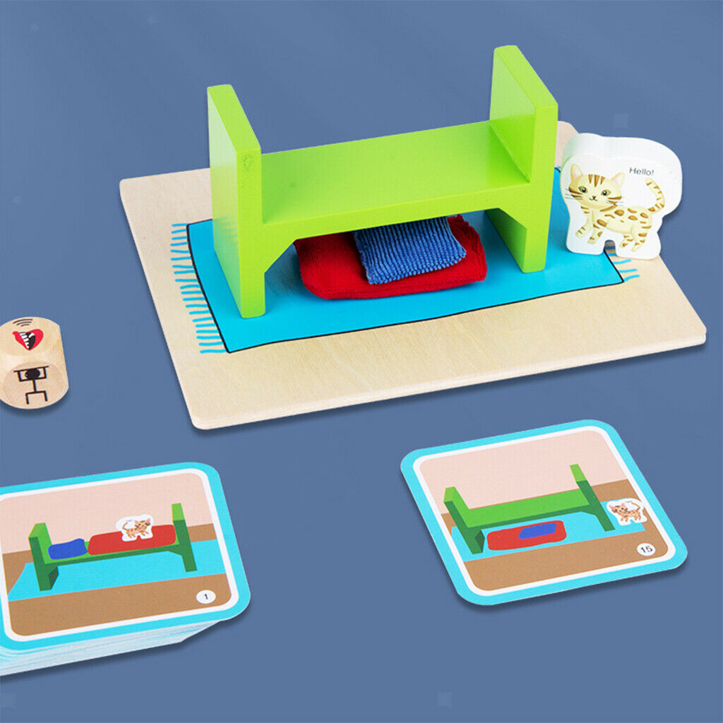 Montessori Sensory Teaching Aids Cards Matching Kids Toys for Toddlers