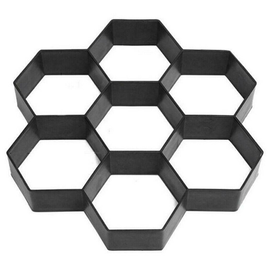 Yard Garden Walkway Paving Mold Concrete Stepping Stone Maker Mould Style 3