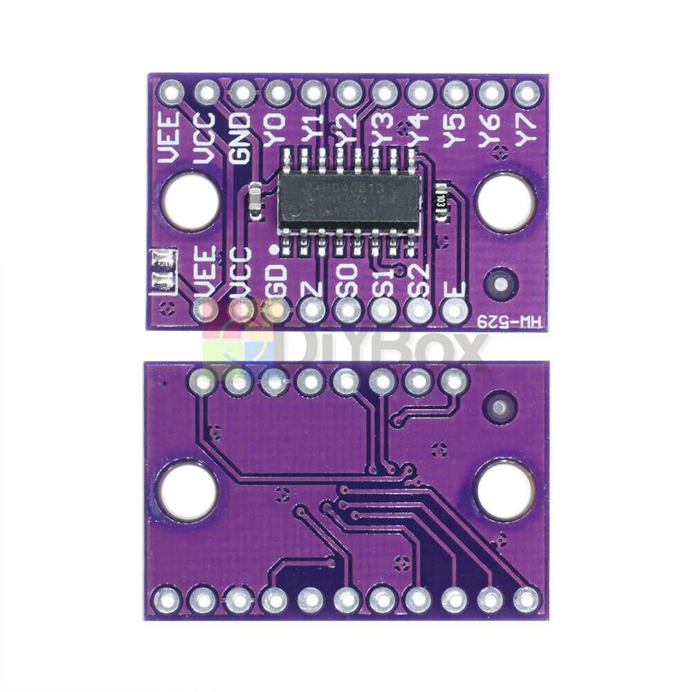 74HC4051 8CH-Mux Analog Multiplexer Demultiplexer Module Switch for Raspberry Pi