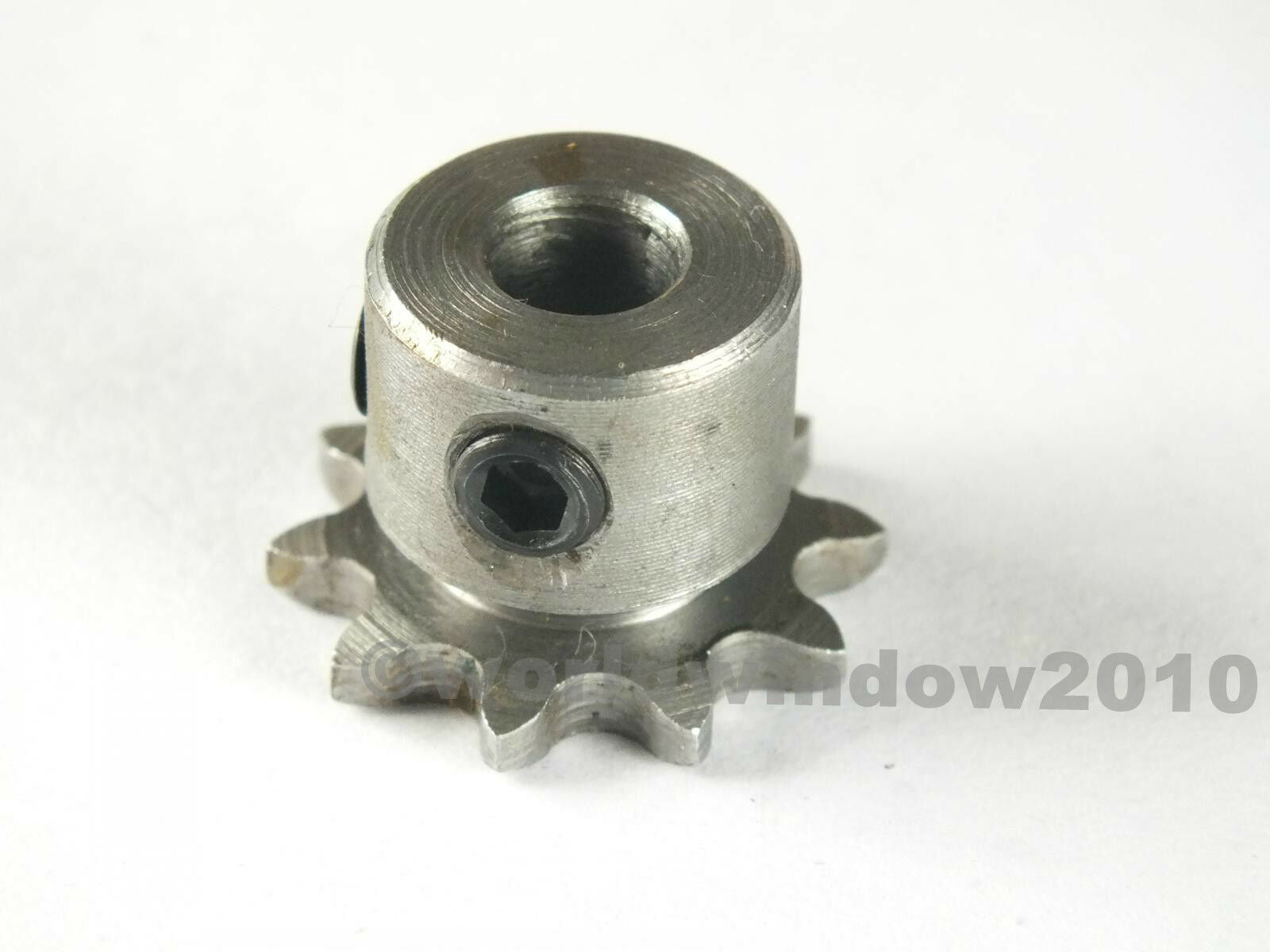 Motor metal sprocket with 04C chain Sprocket pitch 6.35 Teeth 10 Bore 8mm