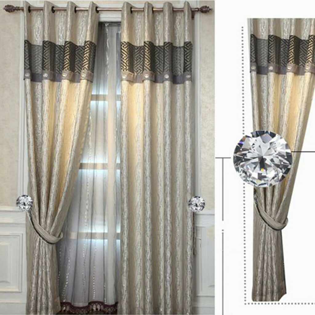 2x Decorative Solid Zinc Alloy Rosette Curtain Tassel Hold tie Back Hooks#1