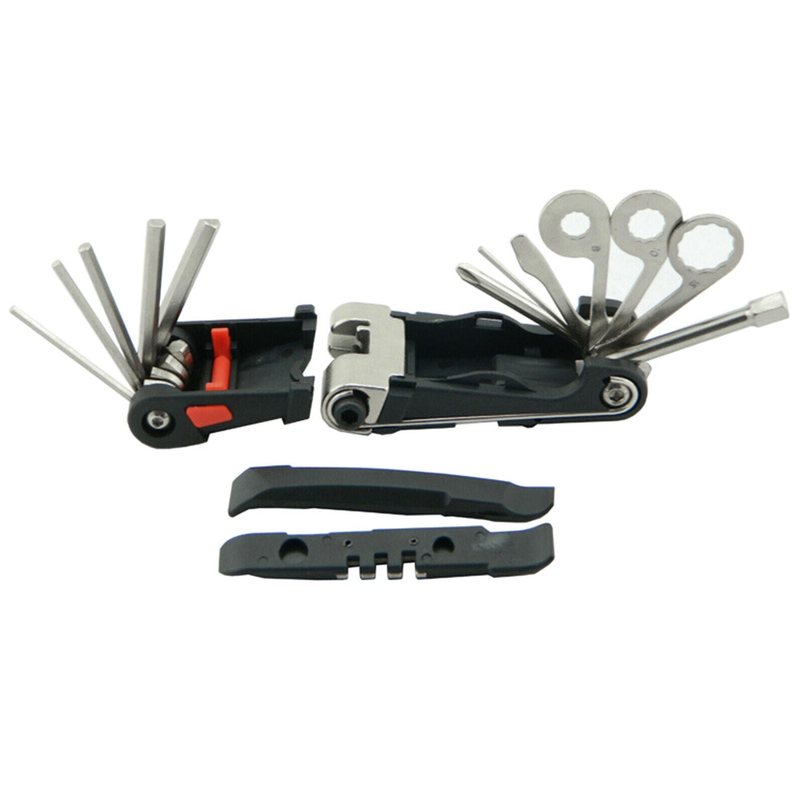 Folding 15 in 1 Multi-Function Tool Kit Screwdriver Bike Repair Tool Accs