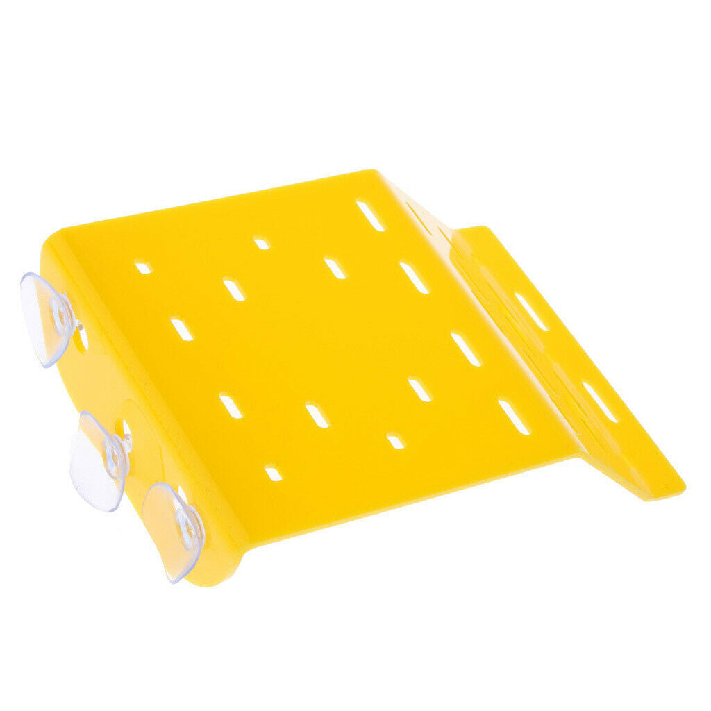 Turtle Terrace Plastic Reptile Basking Rest Turtle Platform with 3 Suction Cup (