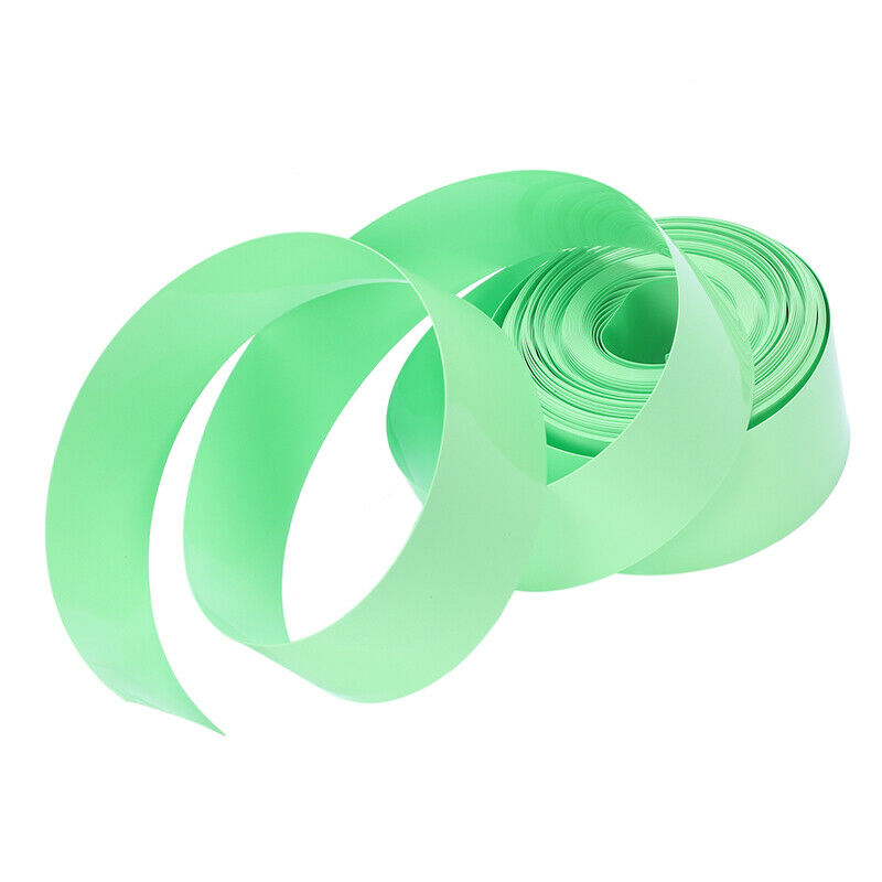 10M 29.5mm PVC Heat Shrink Tubing Wrap for 1 x 18650 Battery Light Green Z7D6D6