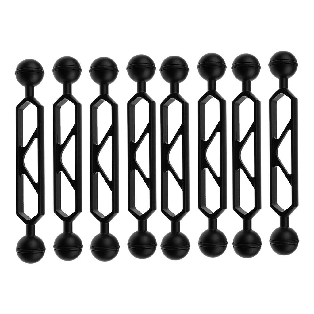 8Pcs Scuba Diving Camera Ball Joint Arm Connector Clamp Adapter Camera 6inch