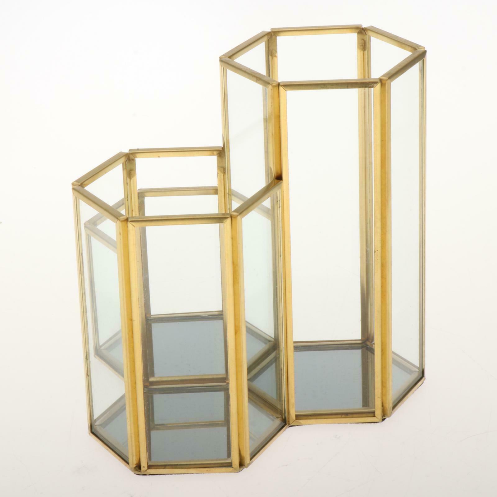 Hexagonal Makeup Brush Holder Desk Storage Organizer Cosmetics Organizer