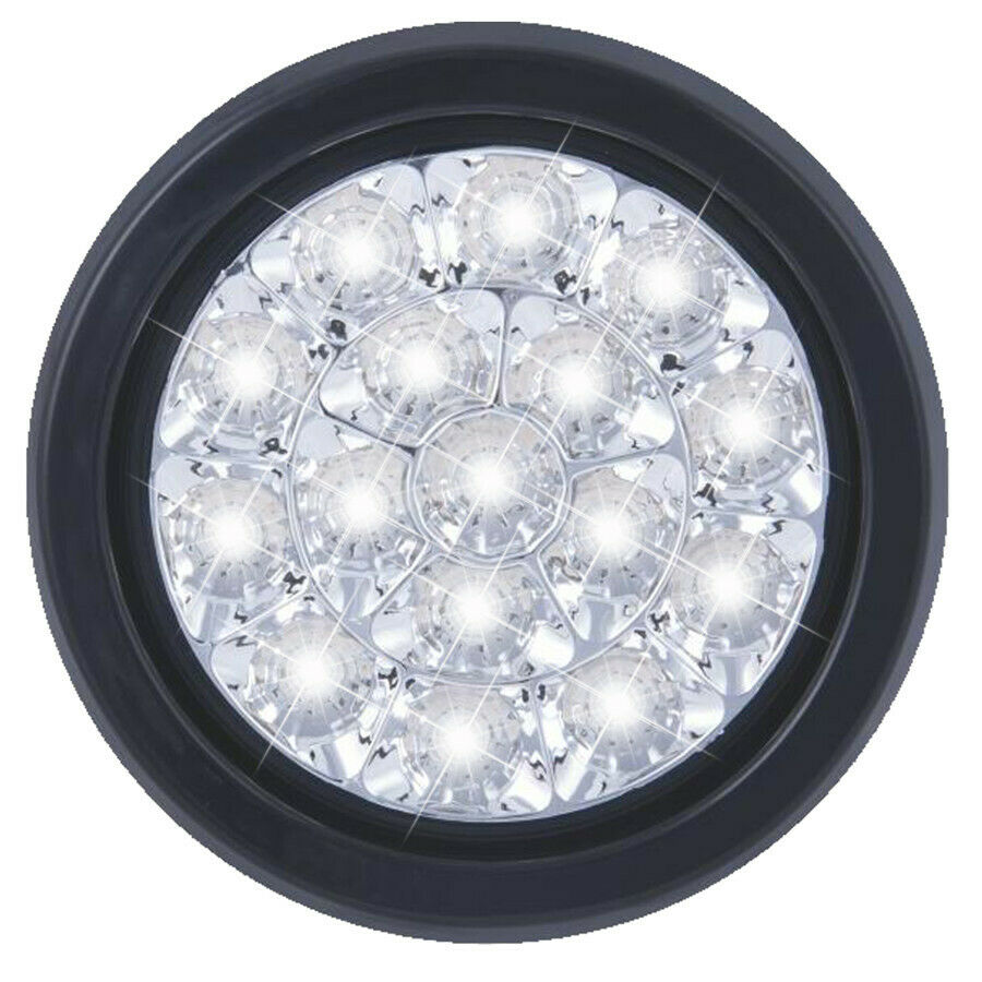 White Indicator Stop Rear Tail Lights Shock Waterproof for Trucks Trailers Boat