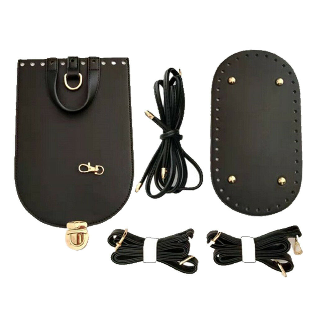 5Pcs/Set PU Handbag Parts for DIY Weave Bag  Sewing Handbag Accessories