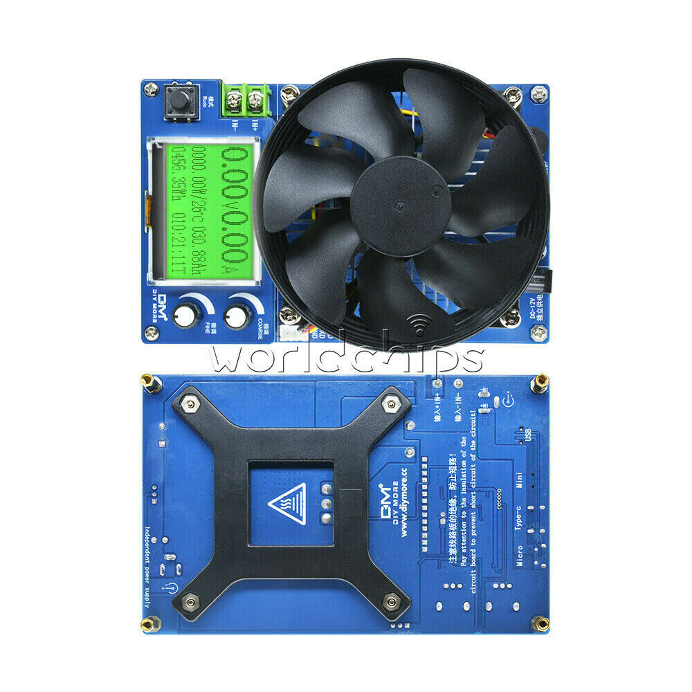 150W MAX 10A Intelligent LED Electronic Load Battery Discharge Capacity Tester