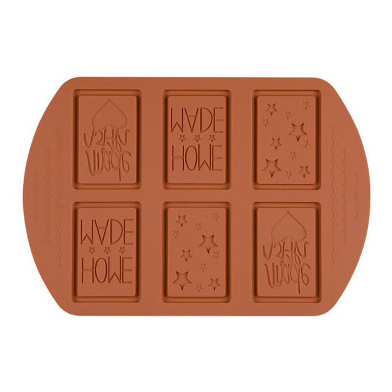 Silicone Chocolate Mold DIY Biscuit Cakes Cookies Decor Fondant Baking Mo.l8