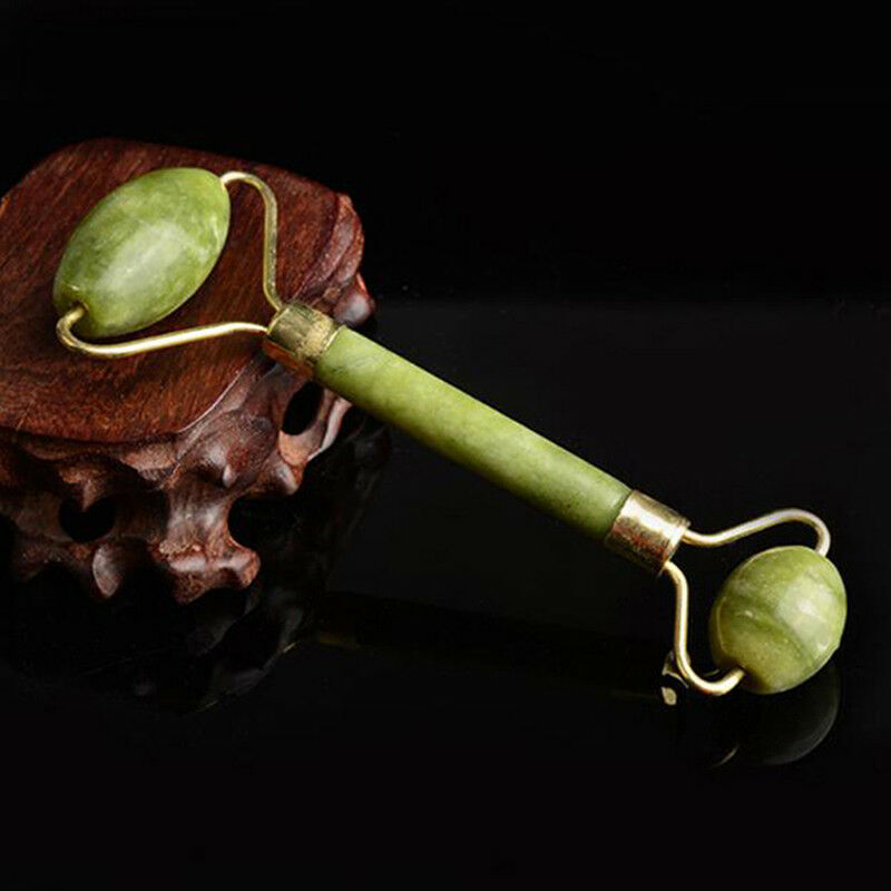 Natural facial beauty massage tool jade roller face thin body massager skin Pip