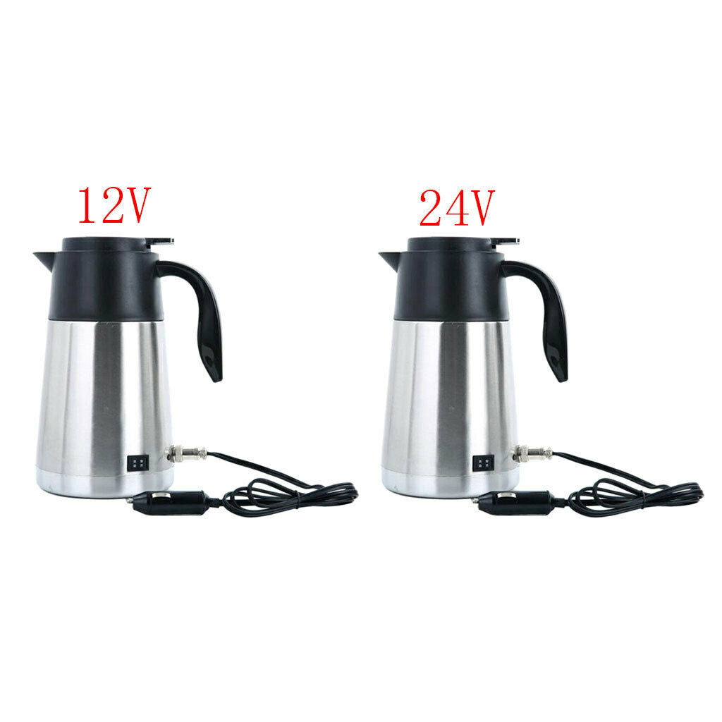 Portable Car Electric Kettle Outdoor Travel Kettle for Boiling Water Tea 12V