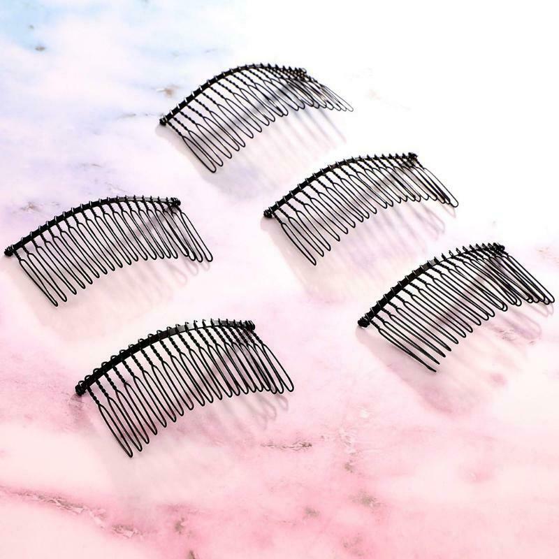 Fancy DIY Metal Wire Hair Clip Combs Side Hair Clip Bridal Wedding Veil Combs