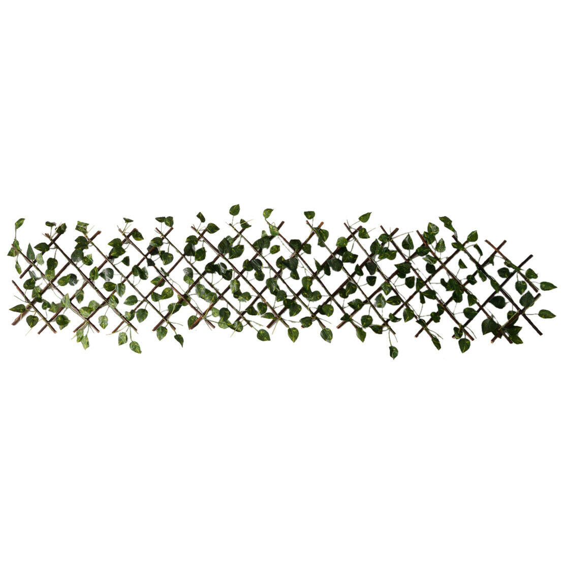 Trellis Artificial Green leaf Fence Wall Expanding Garden Protected Décor.