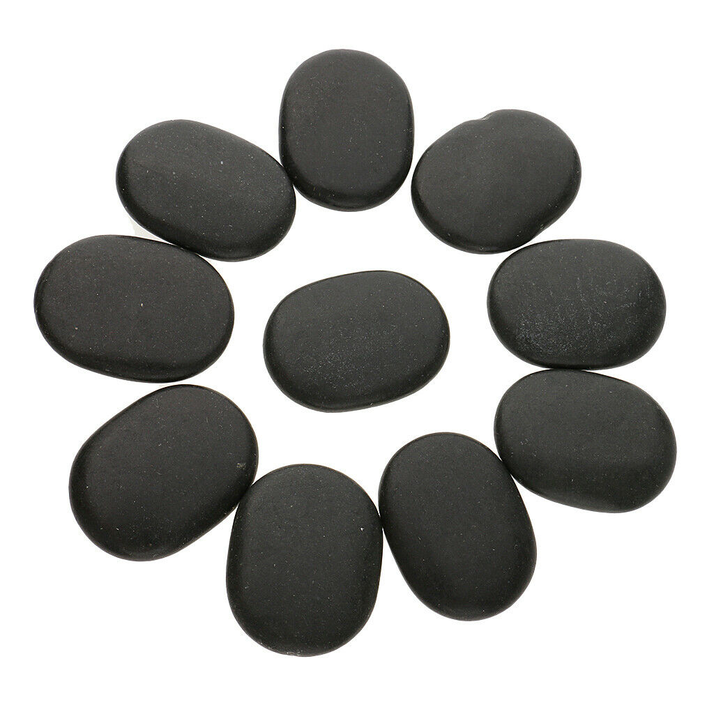 10Pcs Volcano Massage Stone Hot Stones Rocks for Spa Salon Pain Relief