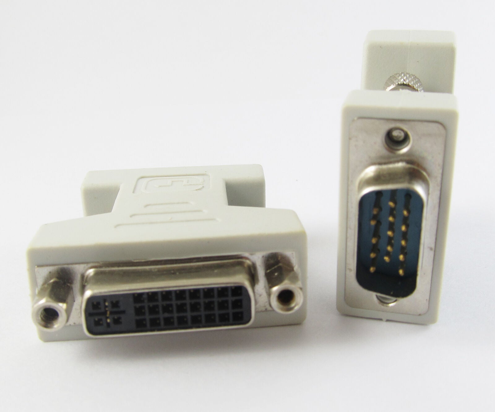 5pcs DVI-I Female Jack (24+5) to VGA Male Plug 15-pin HDTV PC Connector Adapter