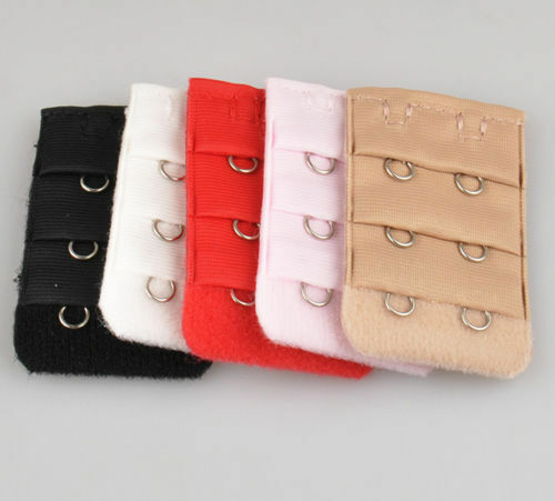 5PCS Women Ladys Bra Extender Strap Extension 2-Hooks Bra Sets Accessories - AU