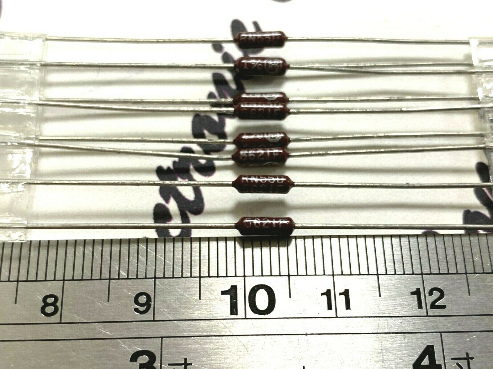 10pcs - AB RN55D 5.62K (5K62) 1% MIL Resistor