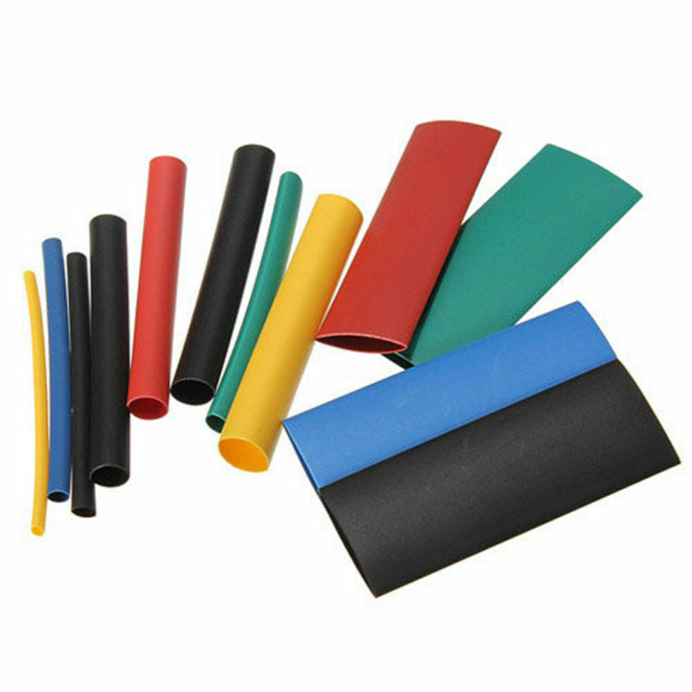 280pcs Assortment Ratio 2:1 Heat Shrink Tubing Tube Sleeving Wrap Kit