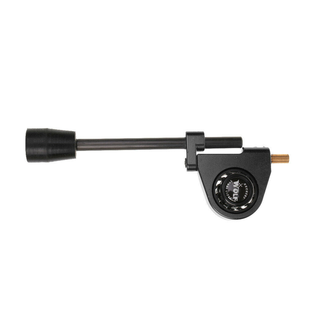 Outdoor Alloy Archery Stabilizer Bow String Suppressor Stop Silencer Black