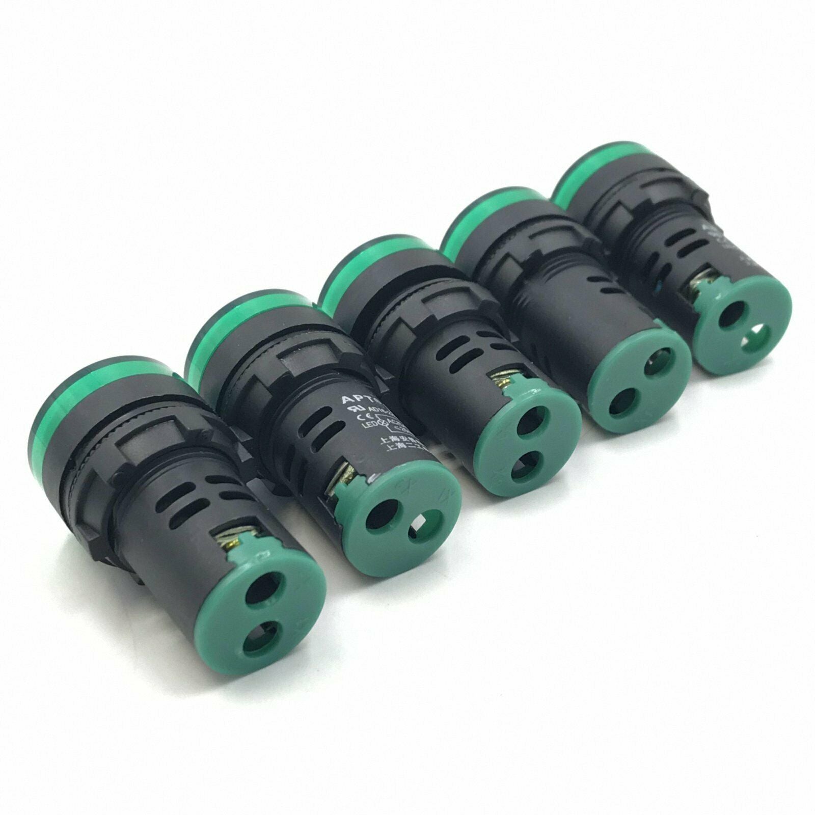5pcs Green 24V LED Indicator Pilot Signal Light Lamp 22mm [M_M_S]