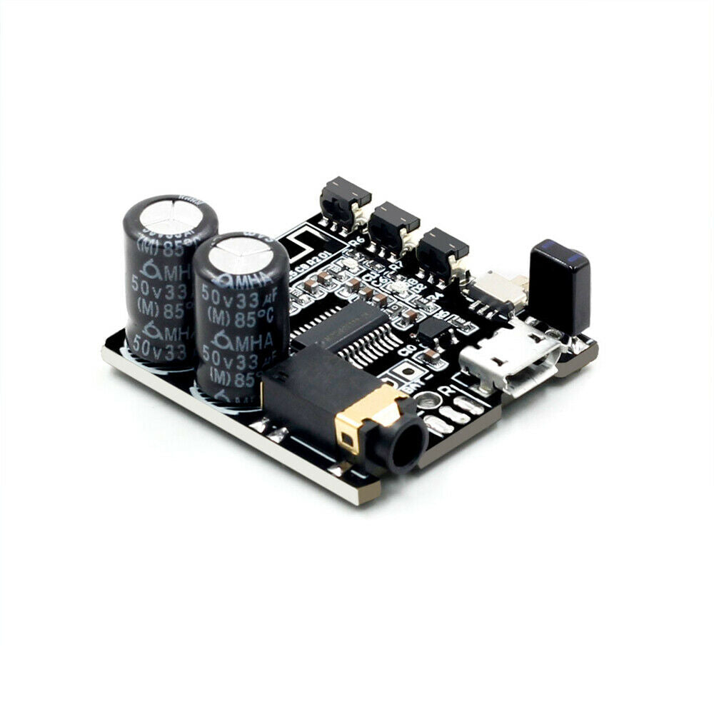 Bluetooth 5.0 Audio Decoder Board MP3 Car Speaker Amplifier w/ IR Remote Control