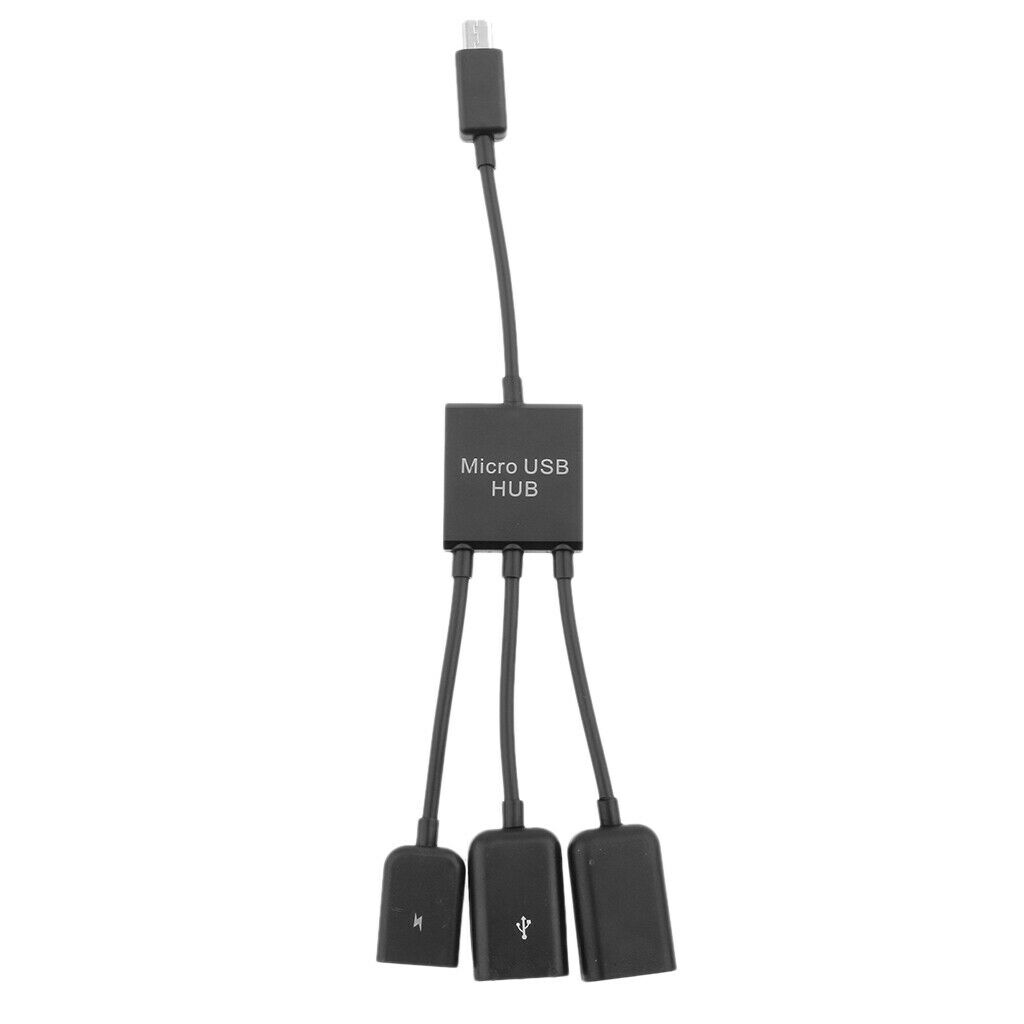 Micro Usb HUB Adaptor  Charger OTG Host Cable Cord Adapter Connector for Android