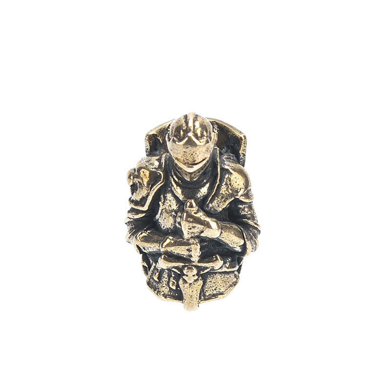 Retro Brass Warrior DIY Keychains Lanyard Pendants Jewelry  Accessori.l8